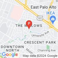 View Map of 103 Gilbert Avenue,Menlo Park,CA,94025